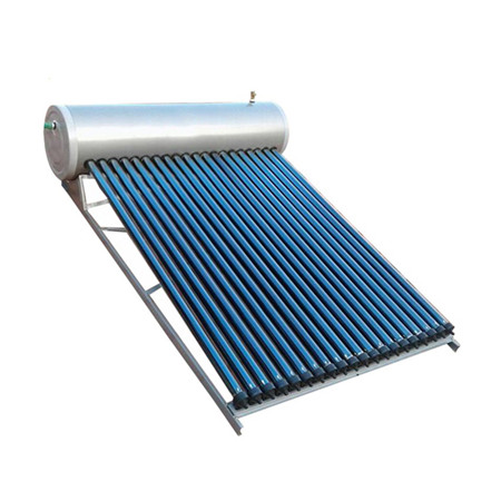 Paineistamaton aurinkoisen vedenlämmitin, jossa on tasainen aurinkokeräin 300L SS304 -2b -vesisäiliöalus ja alumiiniseos korroosionkestävä tukiteline
